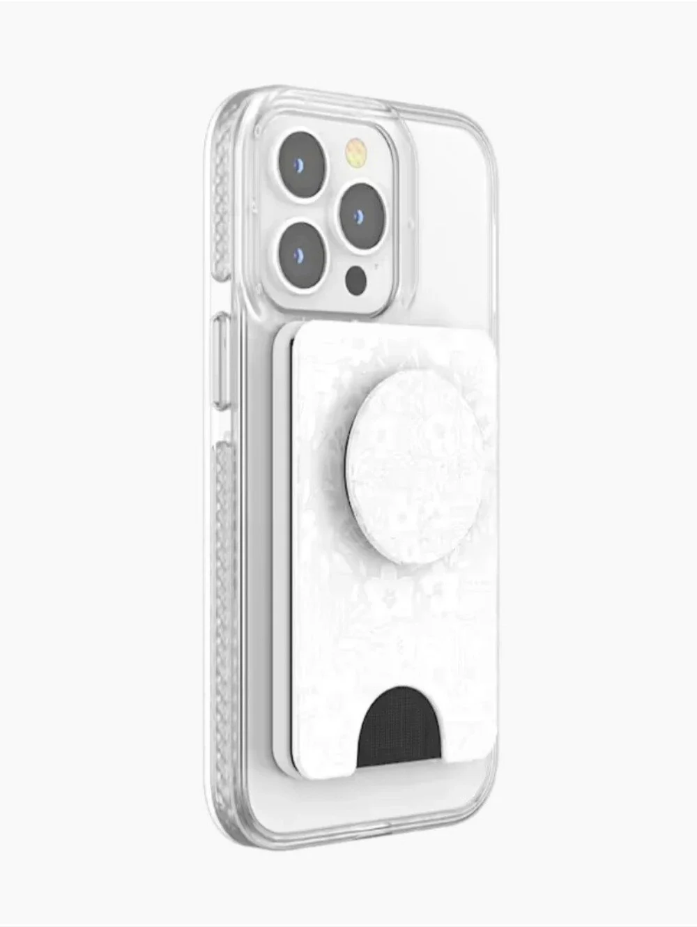 Popsocket - Blanc Fresh MAGSAFE Popwallet+